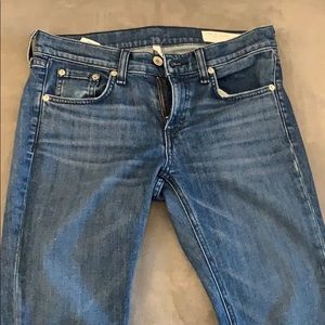 Low rise rag and bone jeans